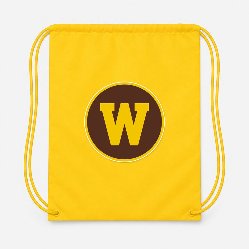Western Michigan Broncos Drawstring Bag - Yellow