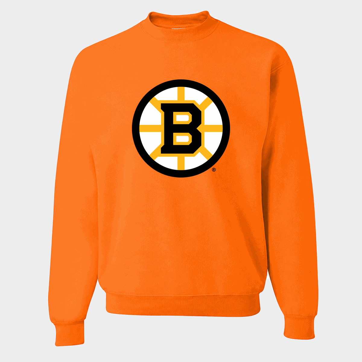 Men's Boston Bruins Crewneck Sweatshirt - Orange