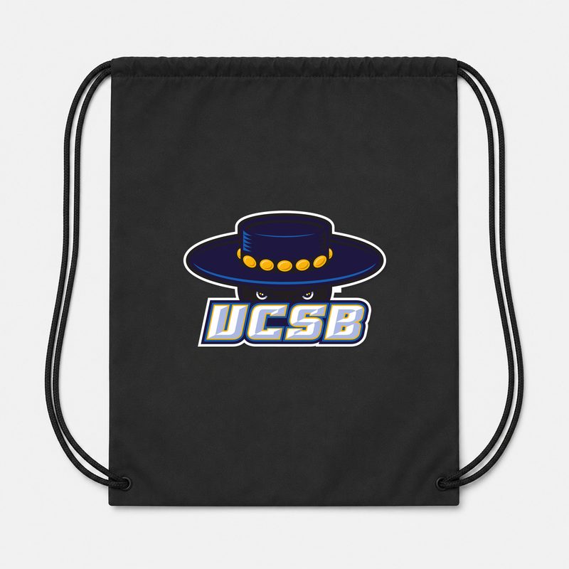 UCSB Gauchos Drawstring Bag - Black
