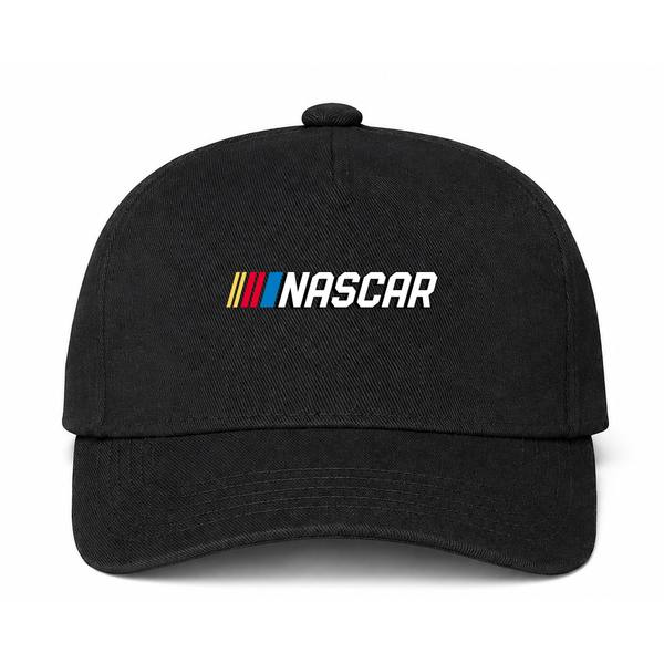 NASCAR Logo Black Dad Baseball Cap Hat