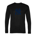 Men's New York Yankees Polyester Long Sleeve T-Shirt - Black
