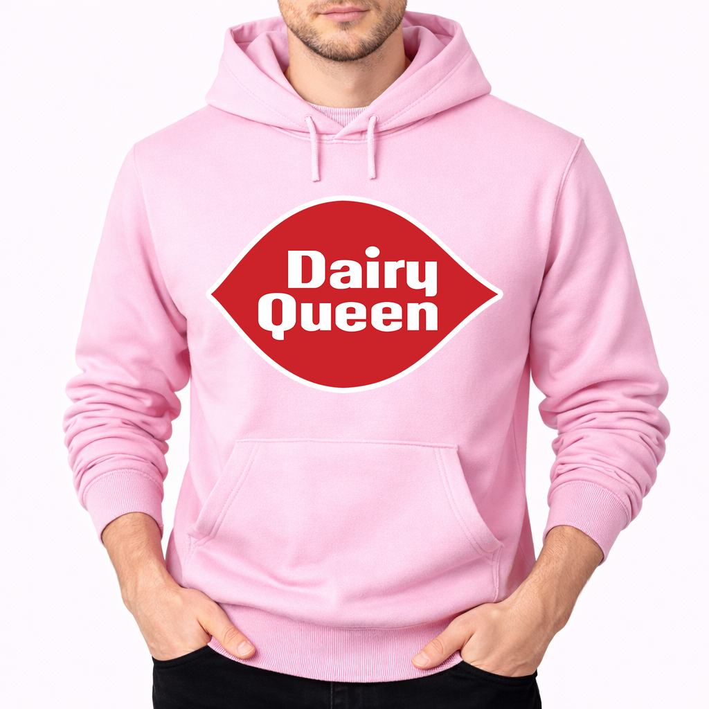 Men's Dairy Queen Pullover Hoodie - Pink