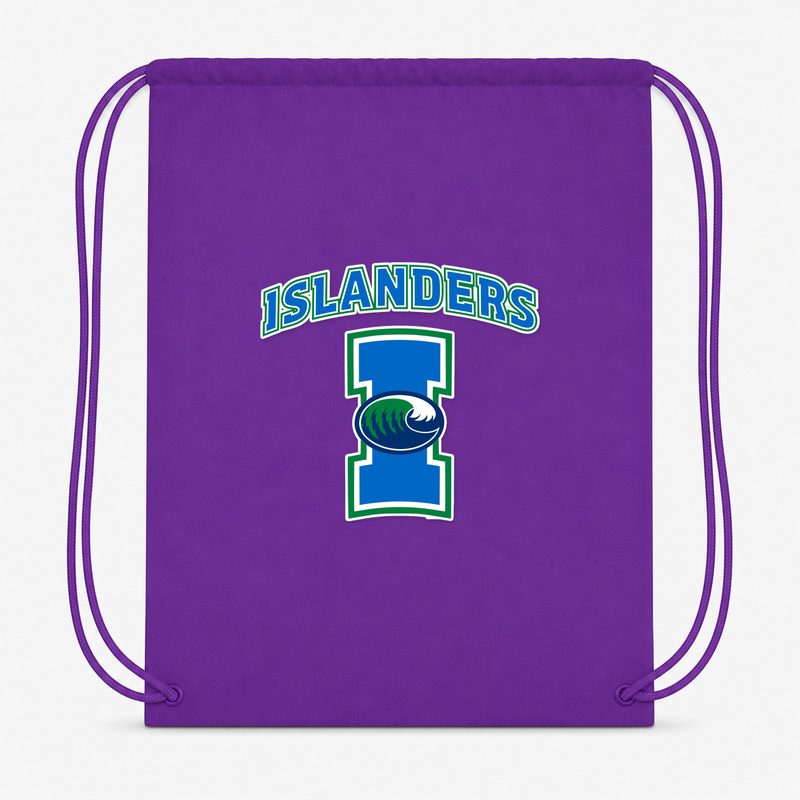 Texas AM CC Islanders Drawstring Bag - Purple