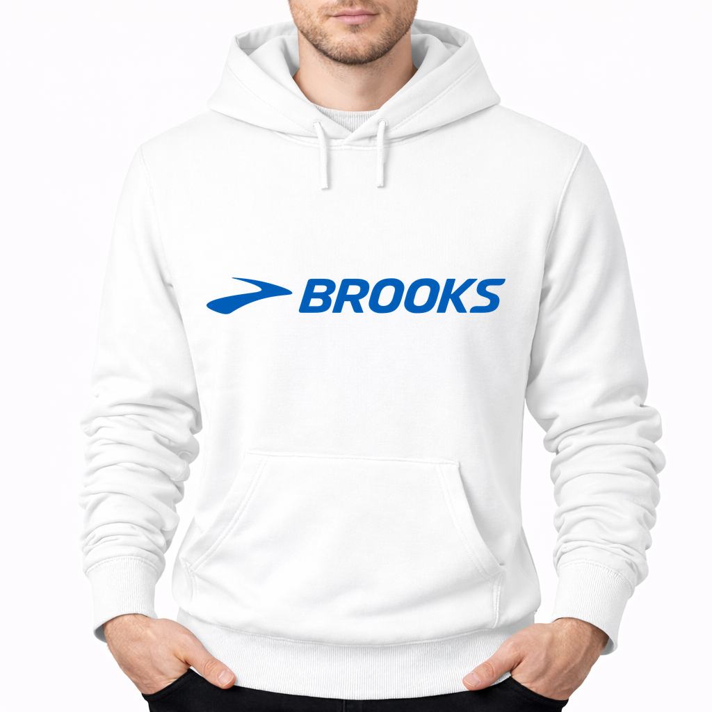 Men's Brooks Pullover Hoodie - White