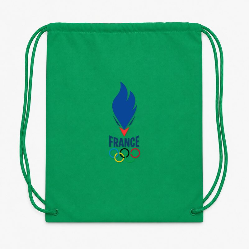 France 2024 Drawstring Bag - Green