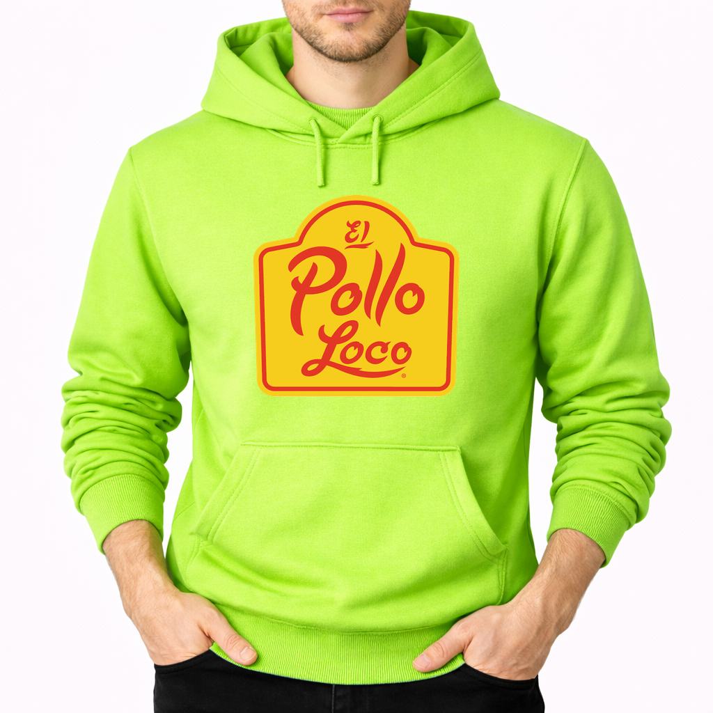 Men's El Pollo Loco Pullover Hoodie - Lime green