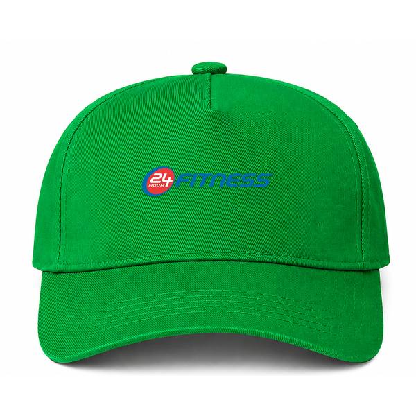 24 Hour Fitness Logo Green Dad Baseball Cap Hat