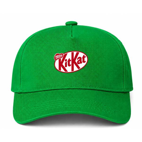Kit Kat Logo Green Dad Baseball Cap Hat