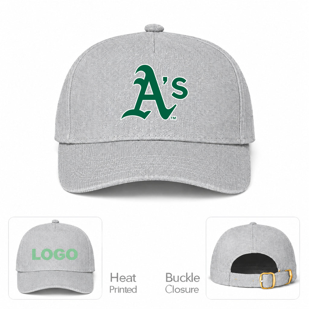 MLB Oakland Athletics Baseball Cap Hat - Gray