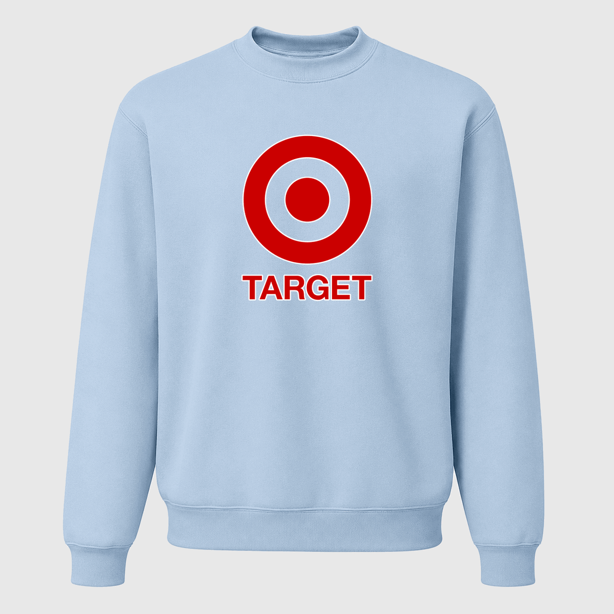 Men's Target Crewneck Sweatshirt - Sky Blue
