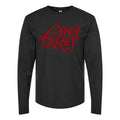 Men's Lana-Del-Rey-Logo-768x432 Long sleeves Cotton Blend T-Shirt - Black