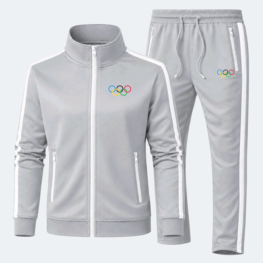 Olympic Ring BK tracksuit in Gray