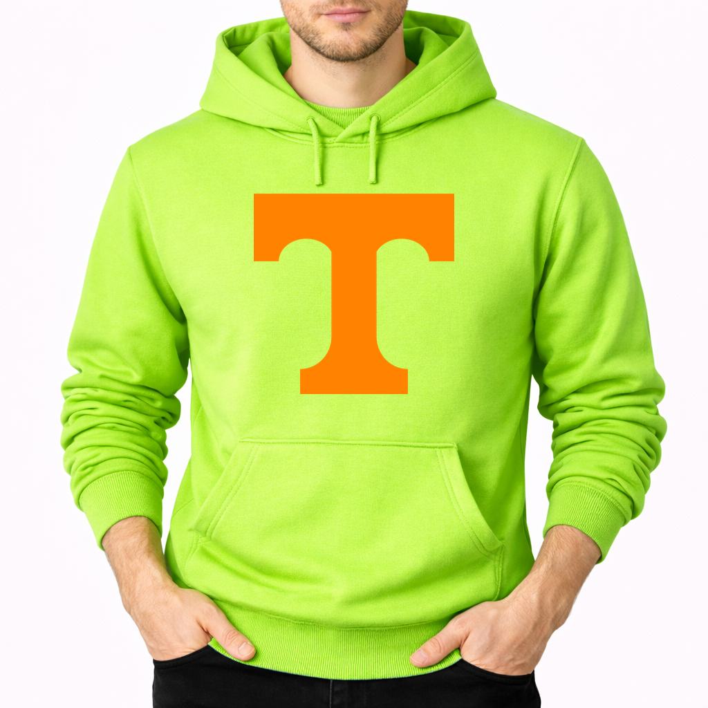 Men's Tennessee Volunteers Pullover Hoodie - Lime green