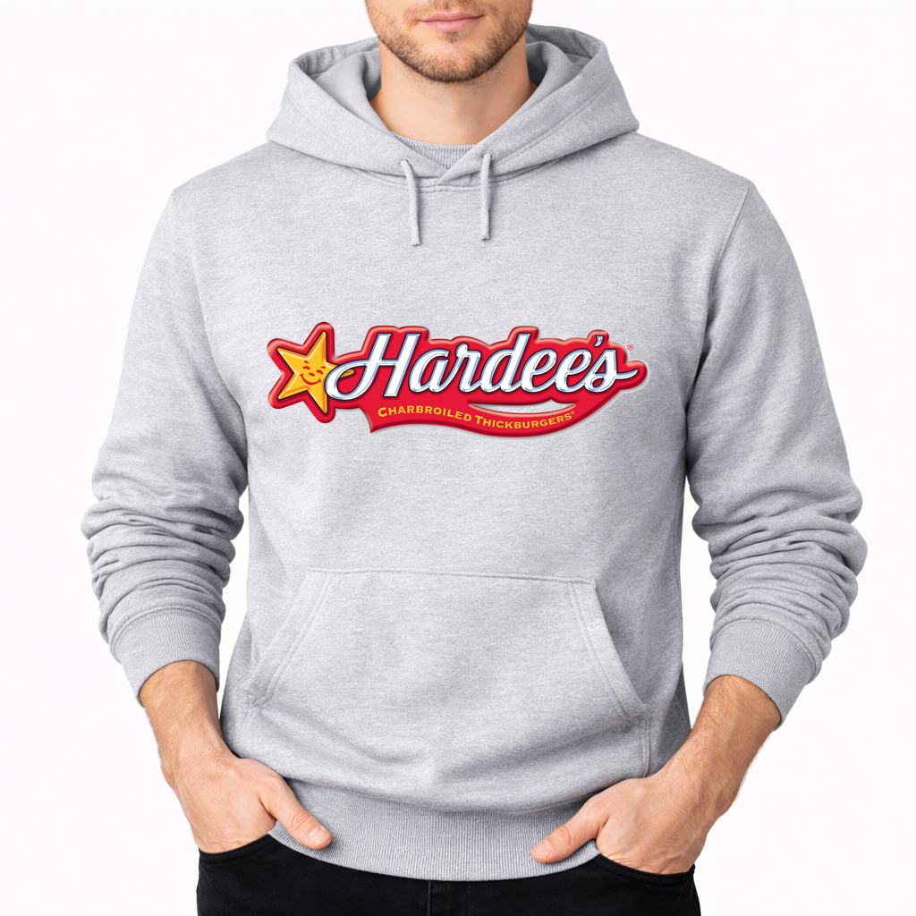 Men's Hardee's Pullover Hoodie - Gray