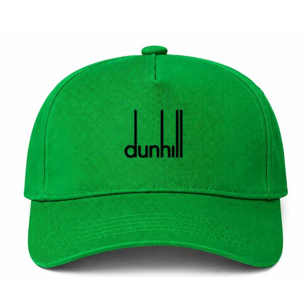 Dunhill Black Logo Green Dad Baseball Cap Hat