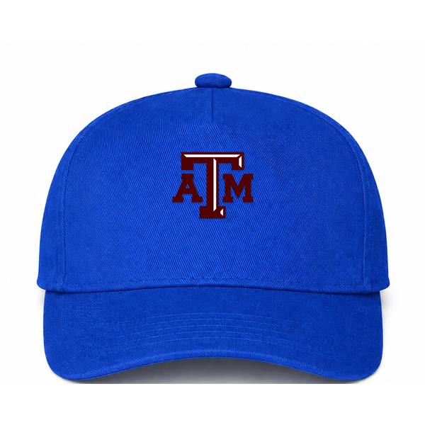 Texas A&M University Logo Blue Dad Baseball Cap Hat