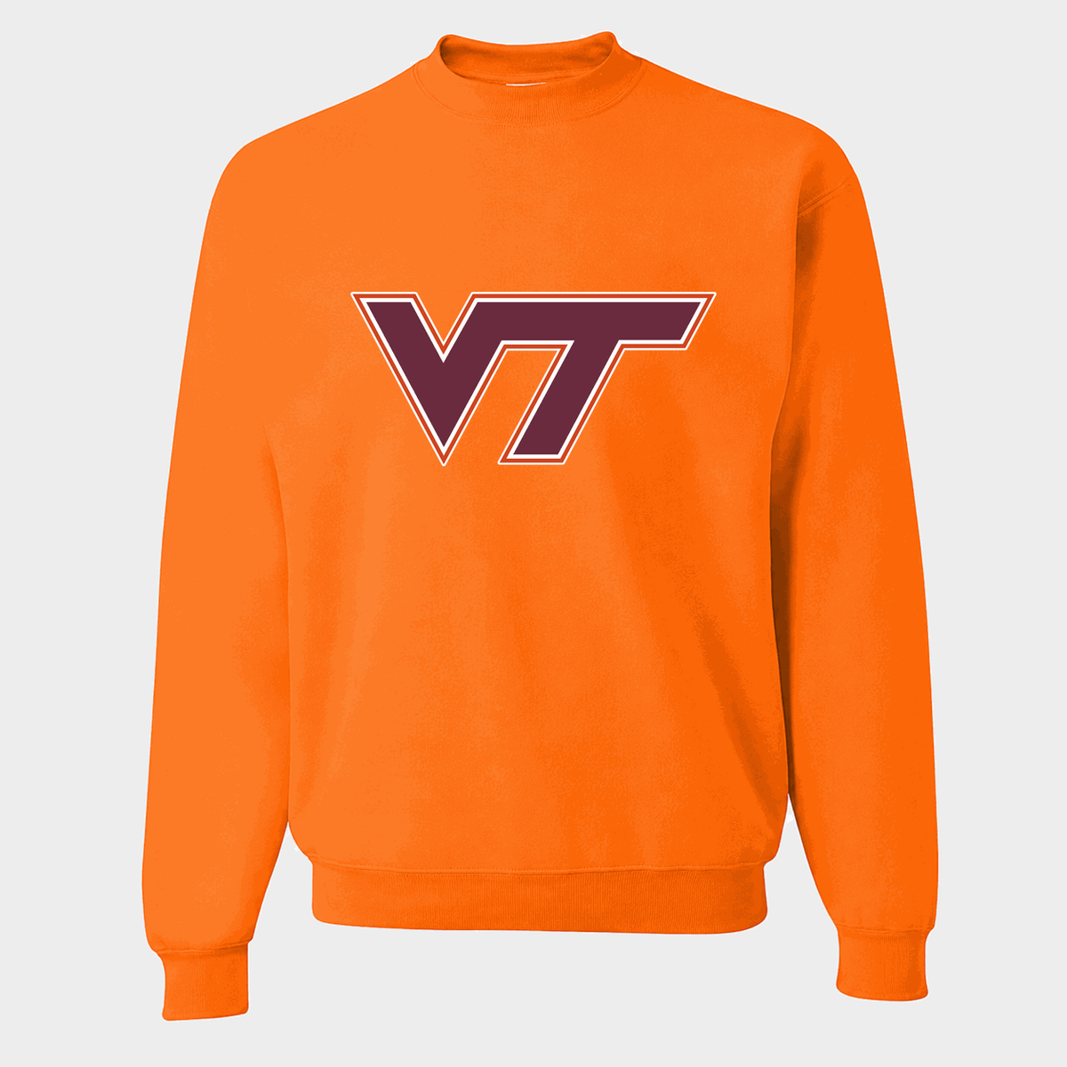 Men's Virginia Tech Hokies Crewneck Sweatshirt - Orange