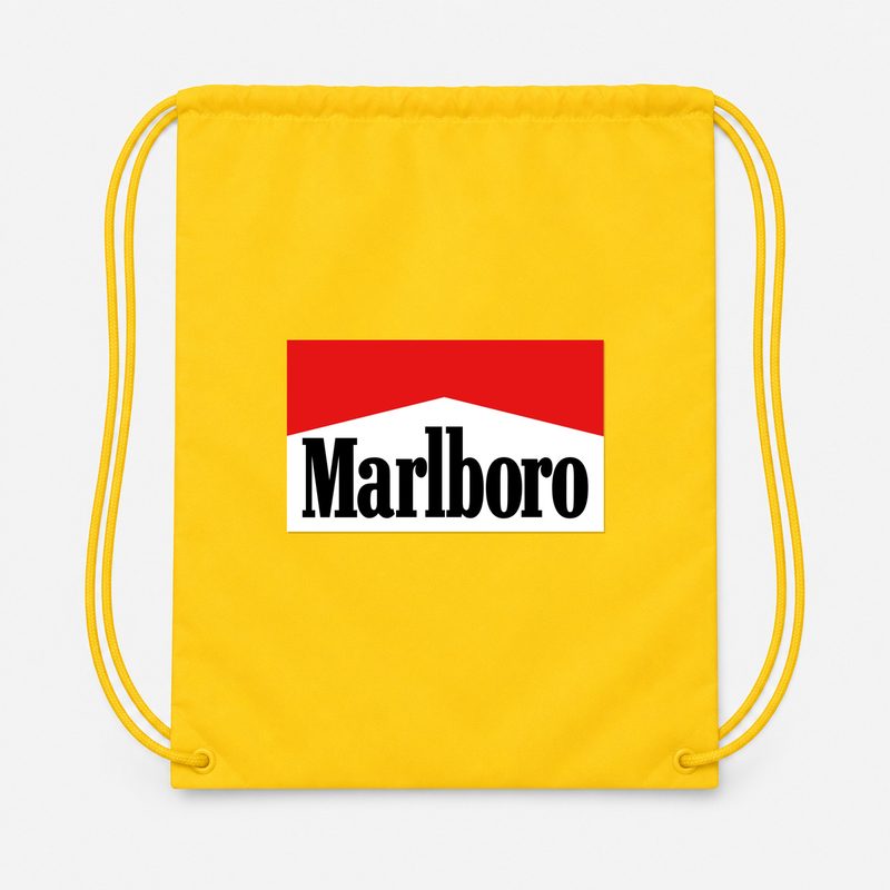 Marlboro Drawstring Bag - Yellow