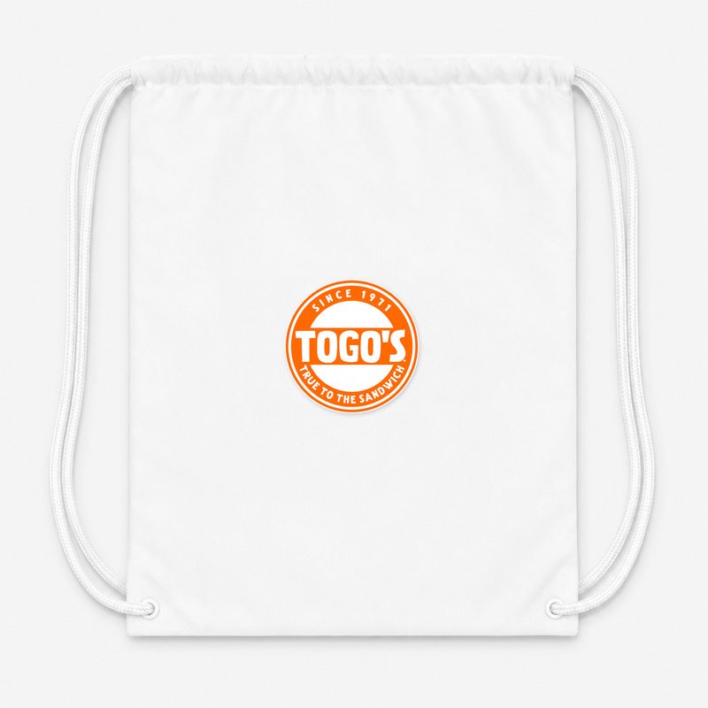 Togos Drawstring Bag - White