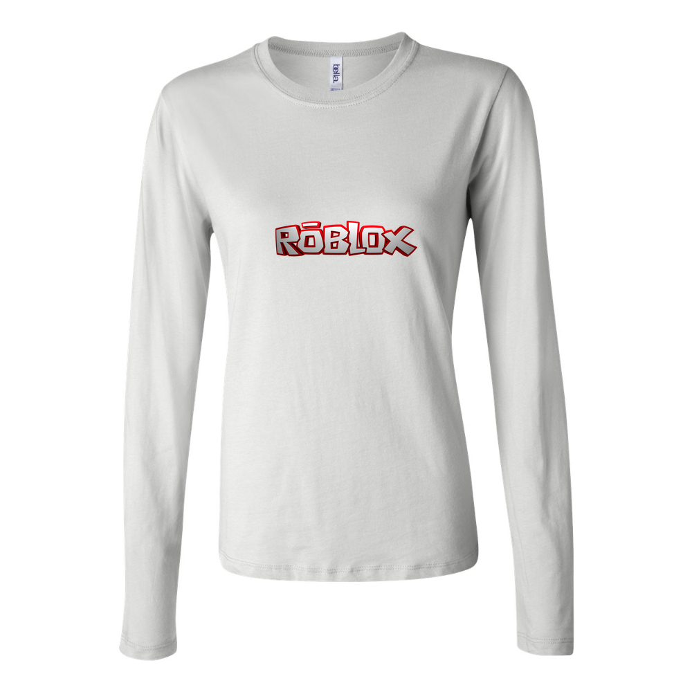 Women's Roblox Long Sleeve T-Shirt - White