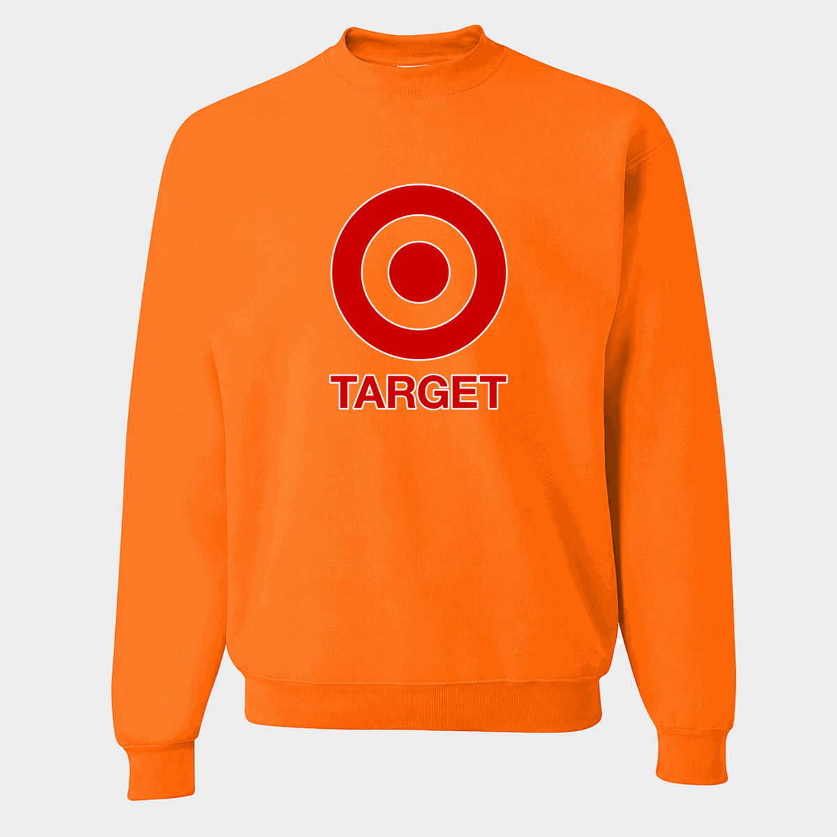Men's Target Crewneck Sweatshirt - Orange