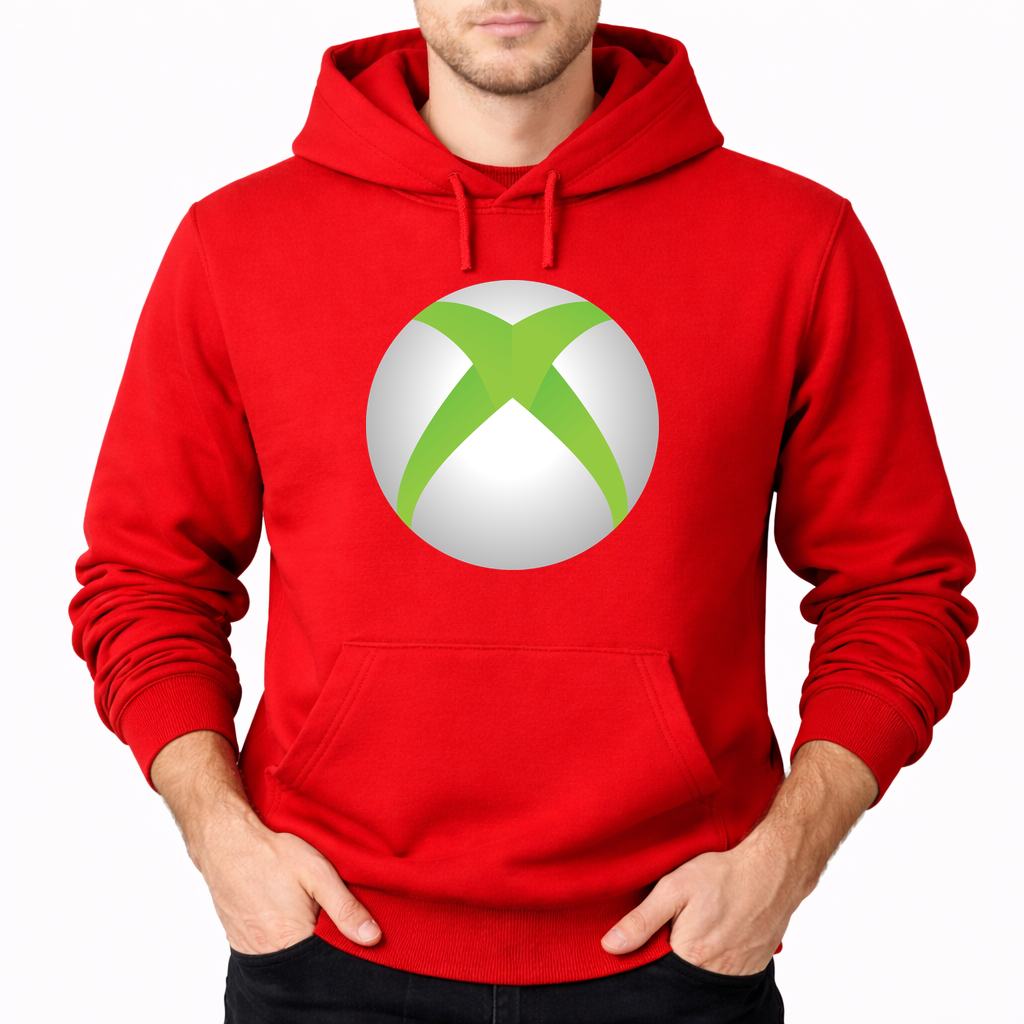 Men's Xbox Gaming Pullover Hoodie - Red