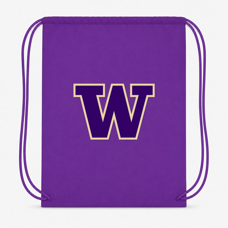 Washington Huskies Drawstring Bag - Purple