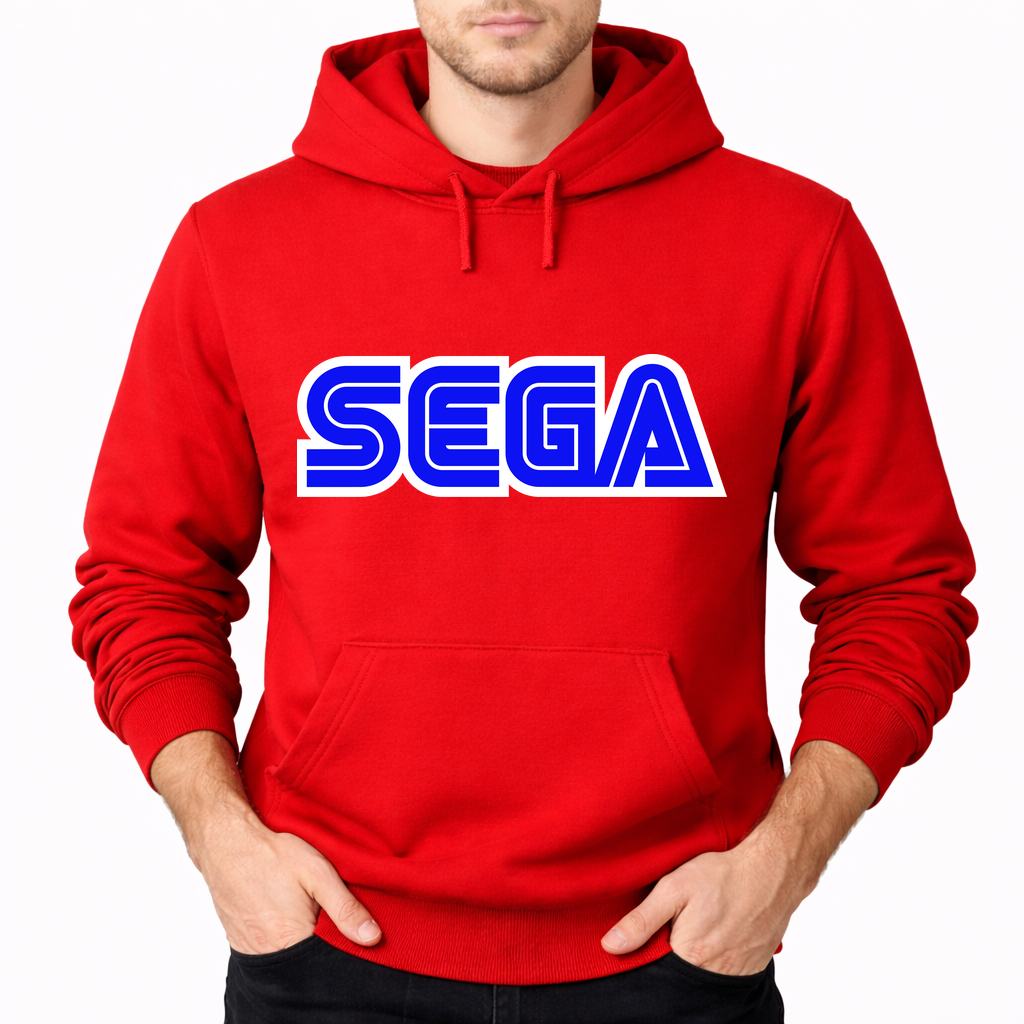 Men's SEGA Pullover Hoodie - Red
