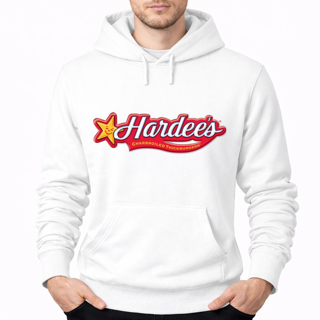 Men's Hardee's Pullover Hoodie - White