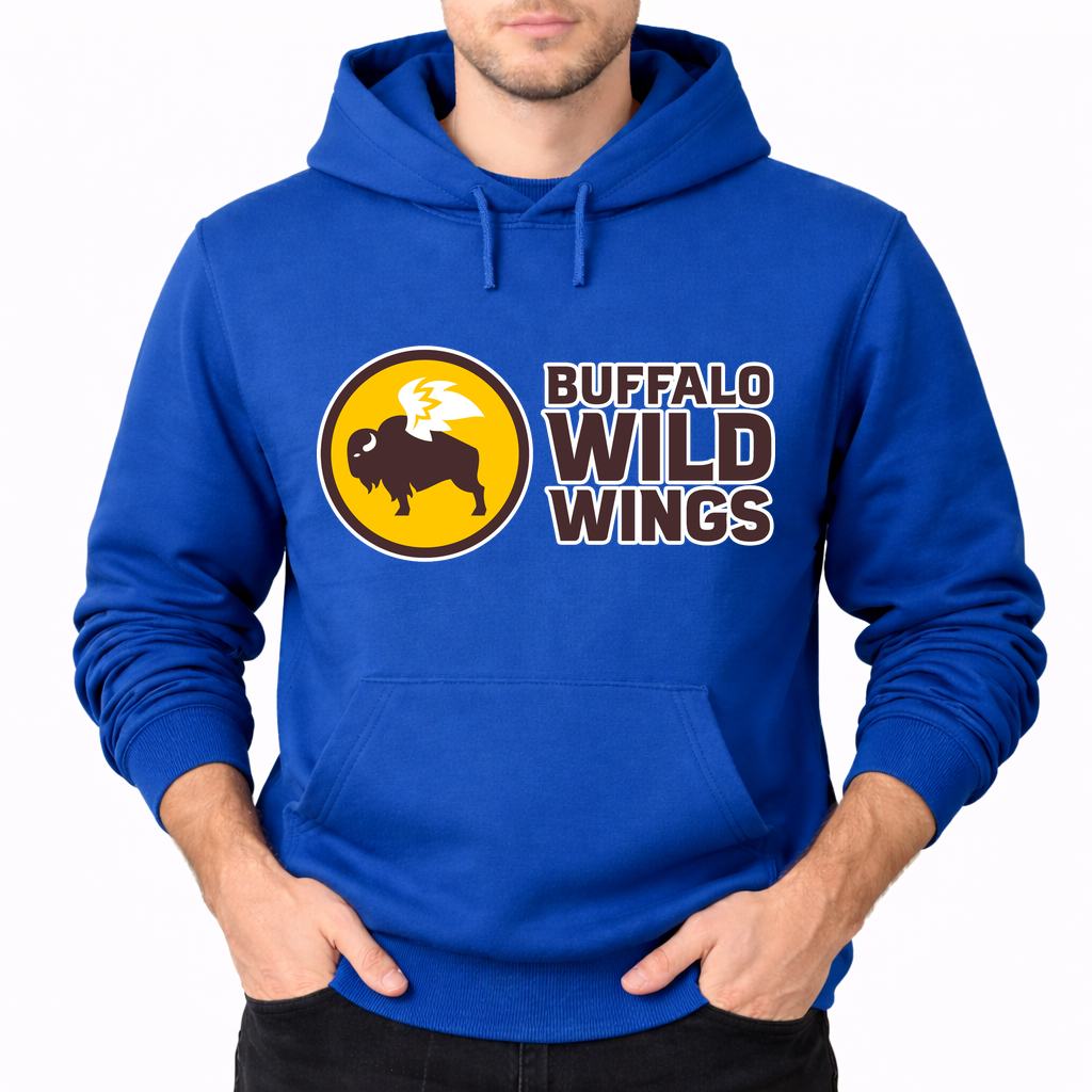 Men's Buffalo Wild Wings Pullover Hoodie - Blue