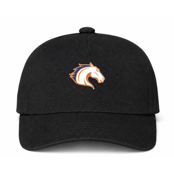 Texas Arlington Mavericks Logo Black Dad Baseball Cap Hat