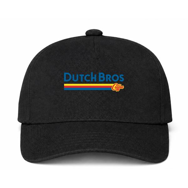 Dutch Bros Coffee Logo Black Dad Baseball Cap Hat