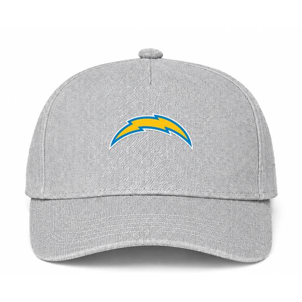 Los Angeles Chargers NFL Logo Gray Dad Baseball Cap Hat