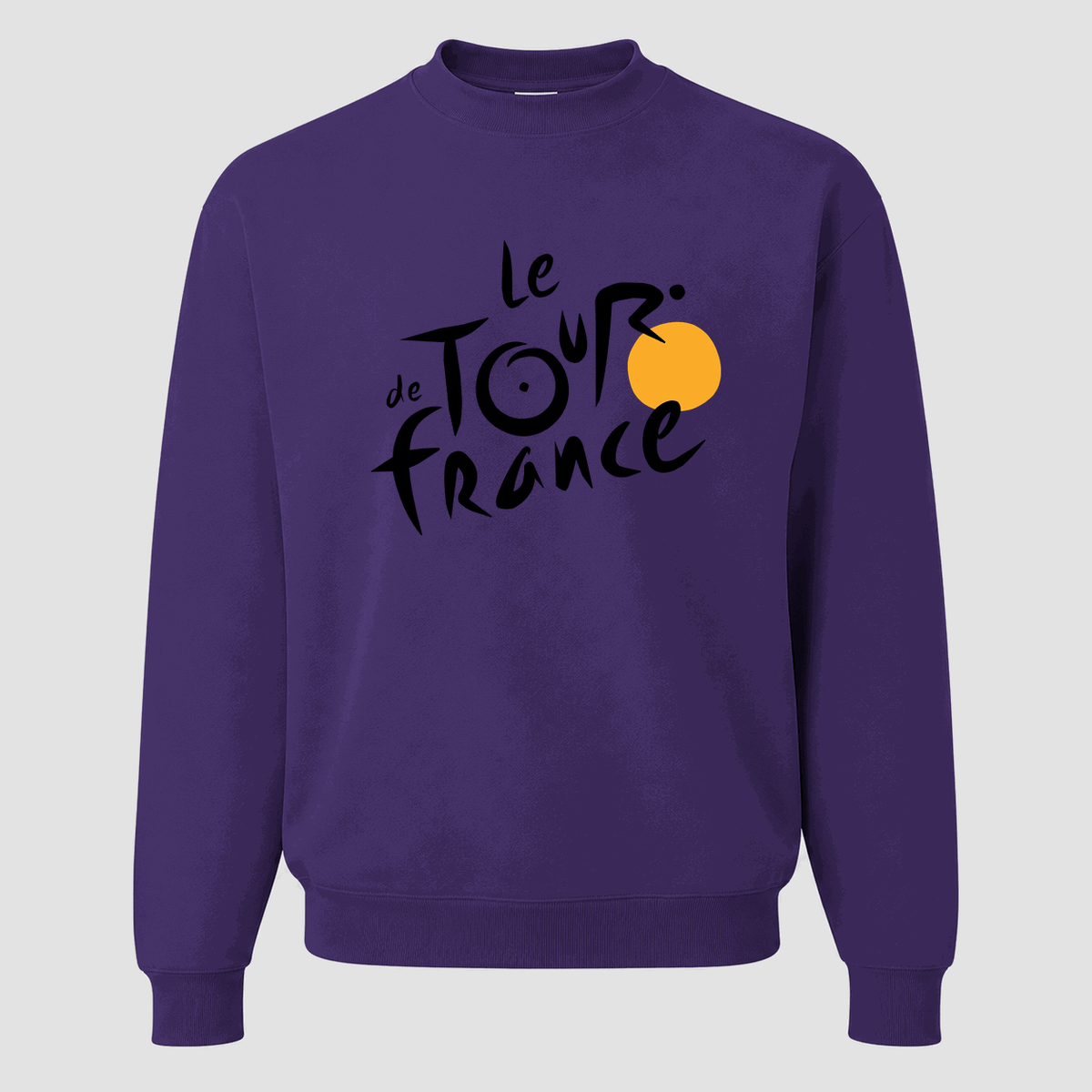 Men's Tour de France Logo Crewneck Sweatshirt - Purple