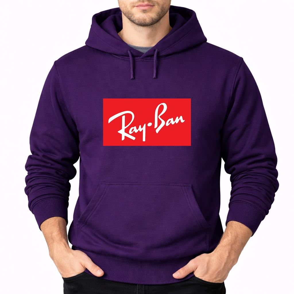 Men's Ray-Ban Pullover Hoodie - Purple