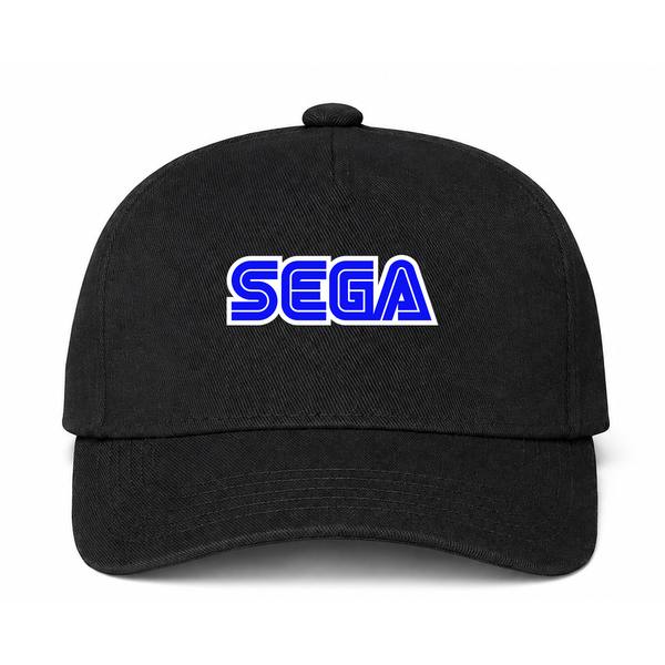 SEGA Logo Black Dad Baseball Cap Hat