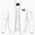 Men's Towson Tigers Logo Lightweight Bomber Jacket - White