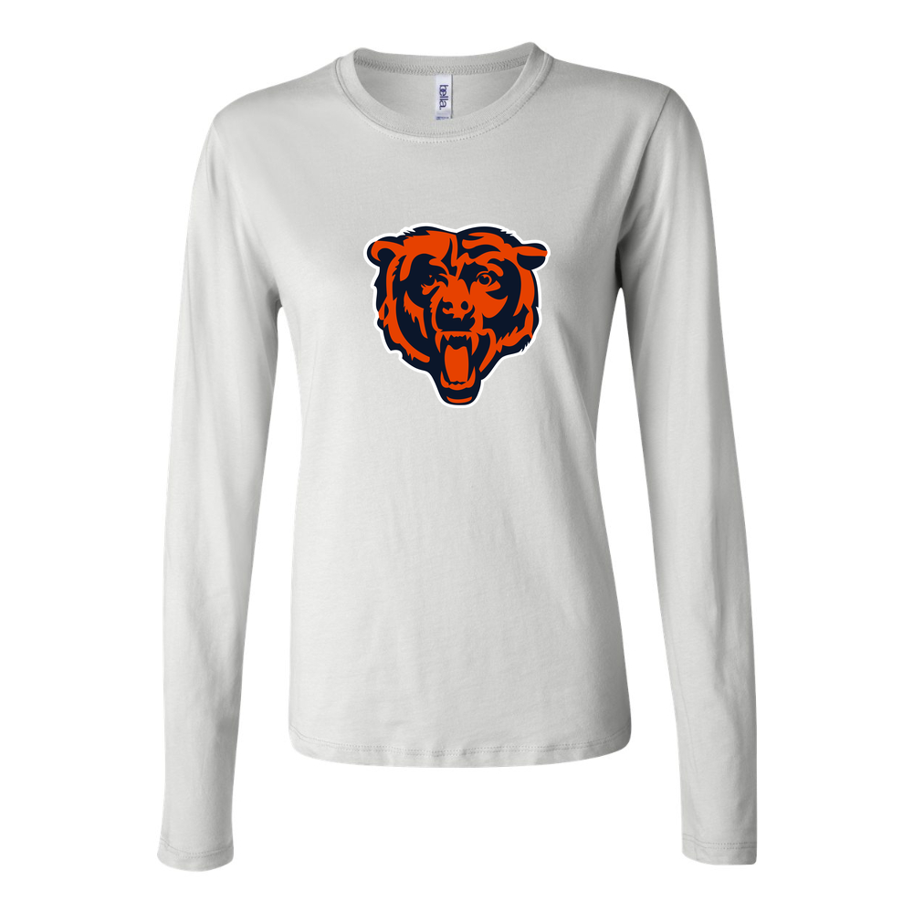 Women's Chicago Bears Long Sleeve T-Shirt - White