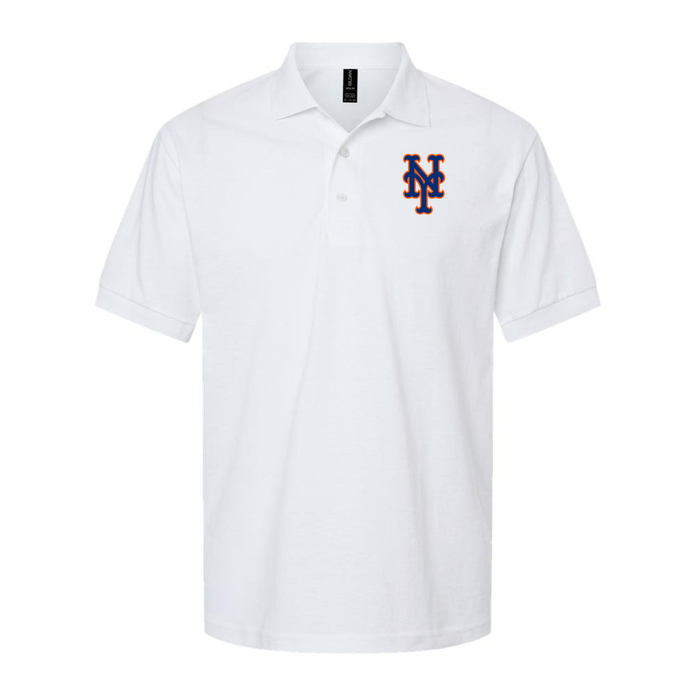 Men's New York Mets Dry Blend Polo - White