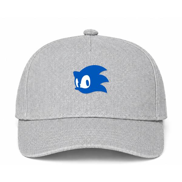 Sonic Logo Gray Dad Baseball Cap Hat