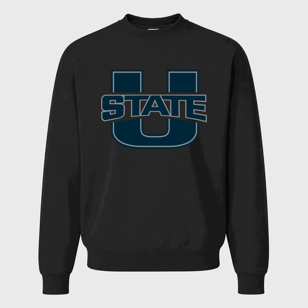 Men's Utah State Aggies Crewneck Sweatshirt - Black