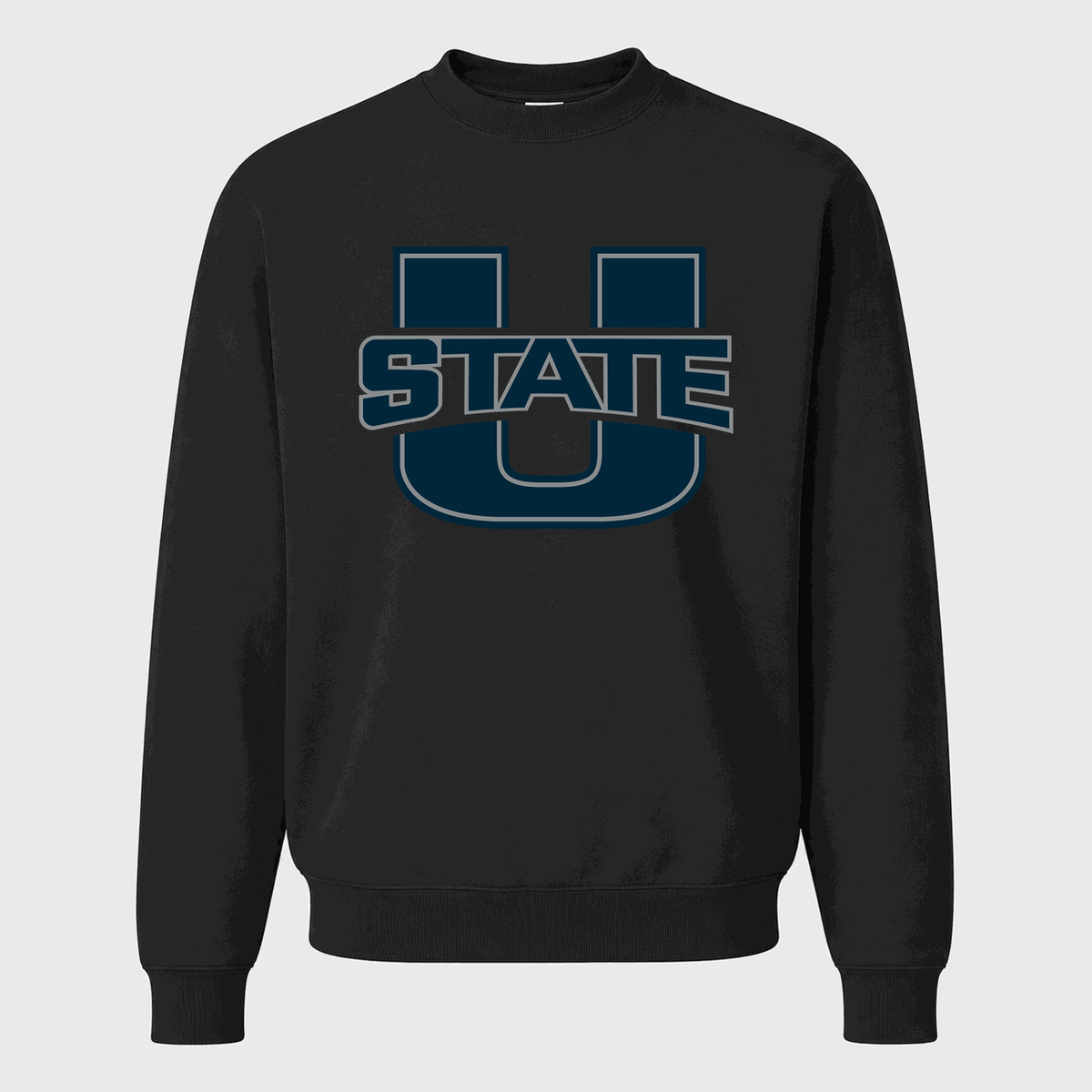Men's Utah State Aggies Crewneck Sweatshirt - Black