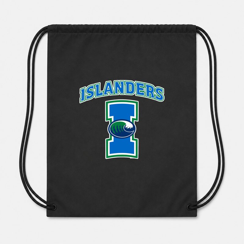Texas AM CC Islanders Drawstring Bag - Black