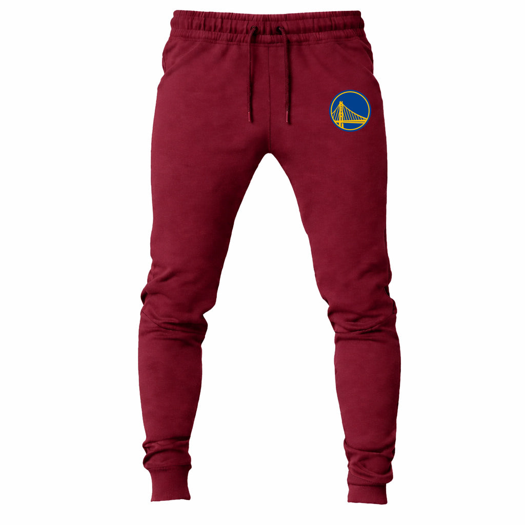 Golden State Warriors joggers sweatpants - Maroon