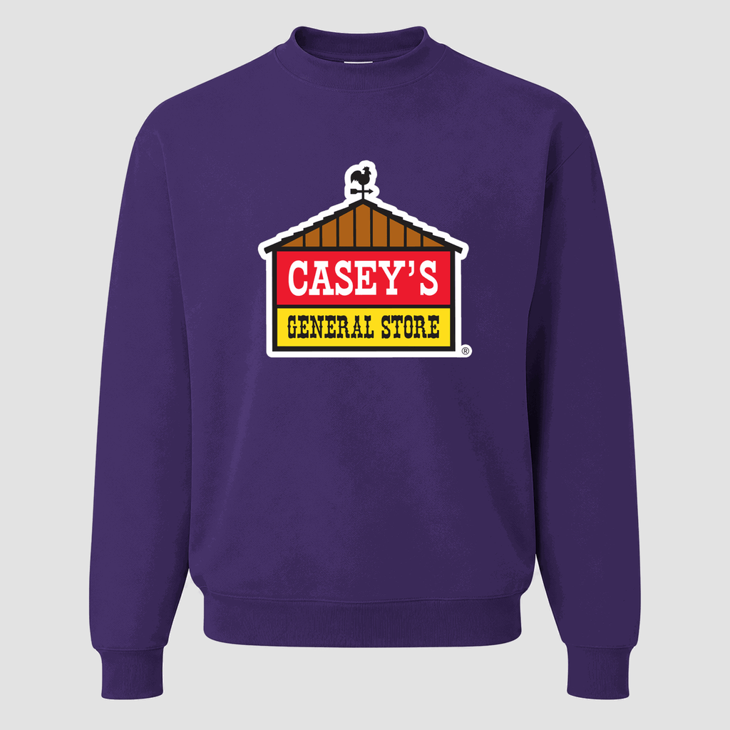 Men's Casey's General Stores Crewneck Sweatshirt - Purple