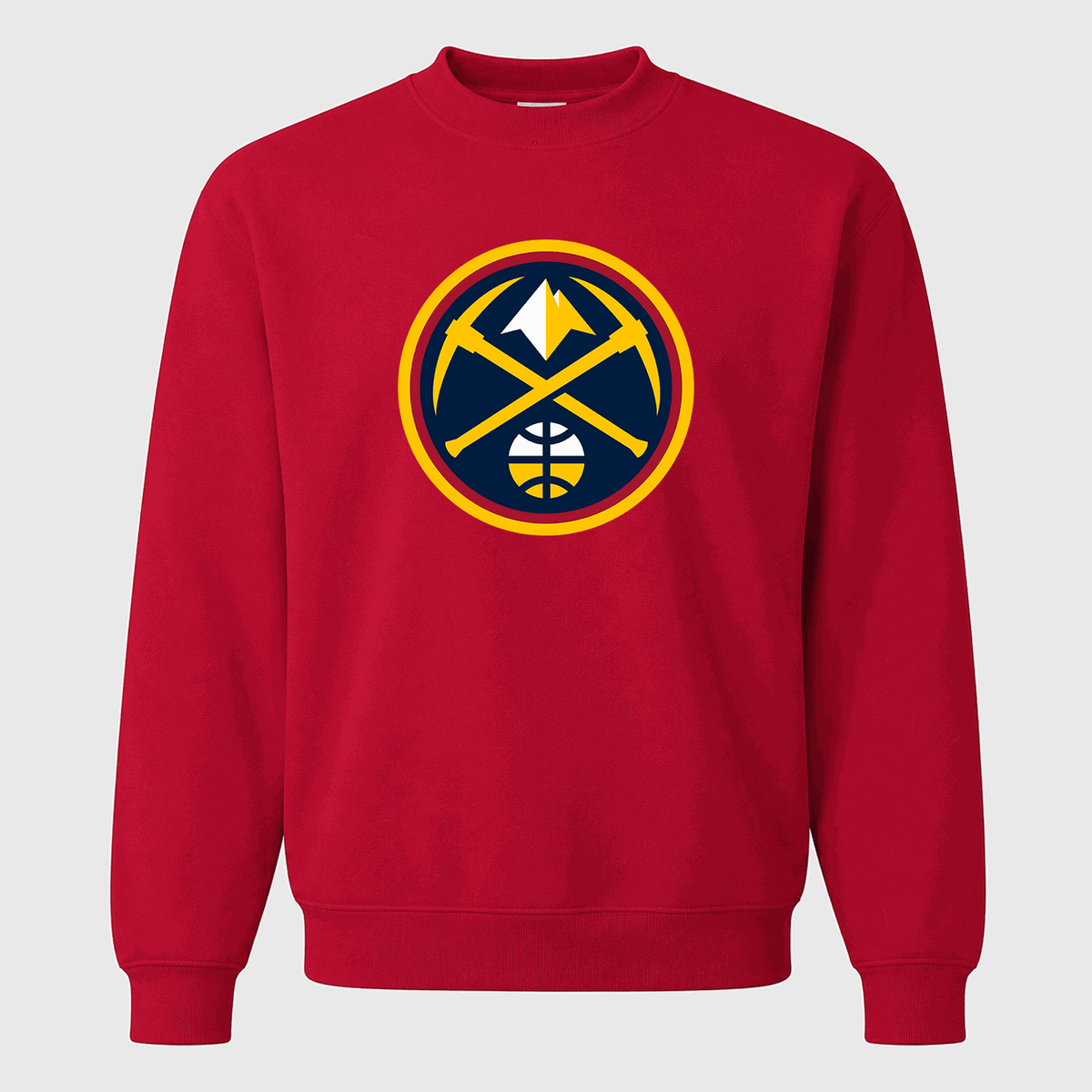 Men's Denver Nuggets Crewneck Sweatshirt - Red