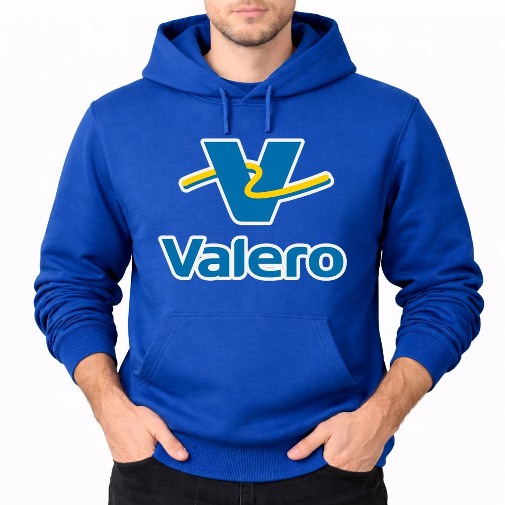 Men's Valero Gas Station Pullover Hoodie - Blue