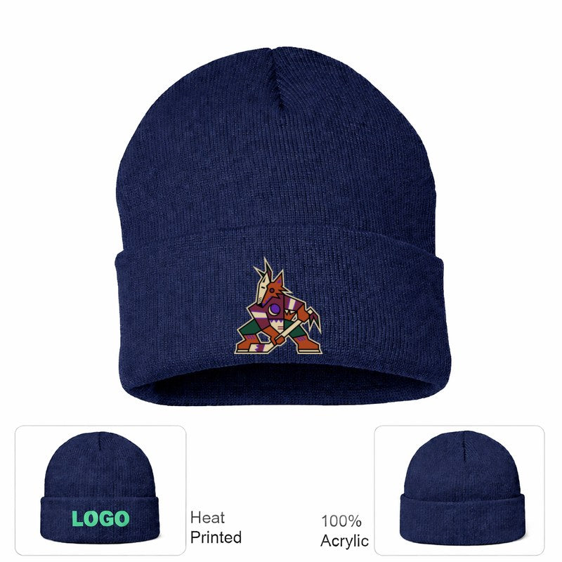 Arizona Coyotes Navy Beanie Hat