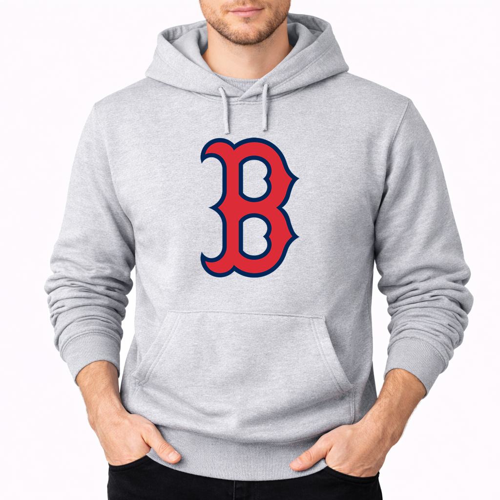 Men's Boston Red Sox Pullover Hoodie - Gray