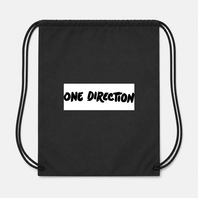 One Direction Drawstring Bag - Black